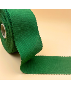 Ribbon for embroidery. Green cotton Aida. Roll . Le Bonheur des Dames BD19