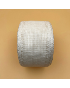 A roll of ivory even-weave linen band for counted stitch embroidery. Le Bonheur des Dames