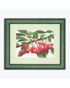 Cross stitch kit. Cherry branch. Thea Gouverneur G3014