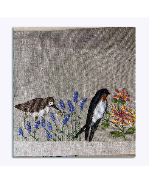 Kit Point Compté Le Bonheur Des Dames 'Février' - 18x28cm, Difficulté Moyenne, DIY