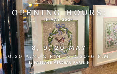 Opening hours in May 2024: 8, 9 and 20. 10:30 a.m.-2 p.m. & 2:30-6:00 p.m.